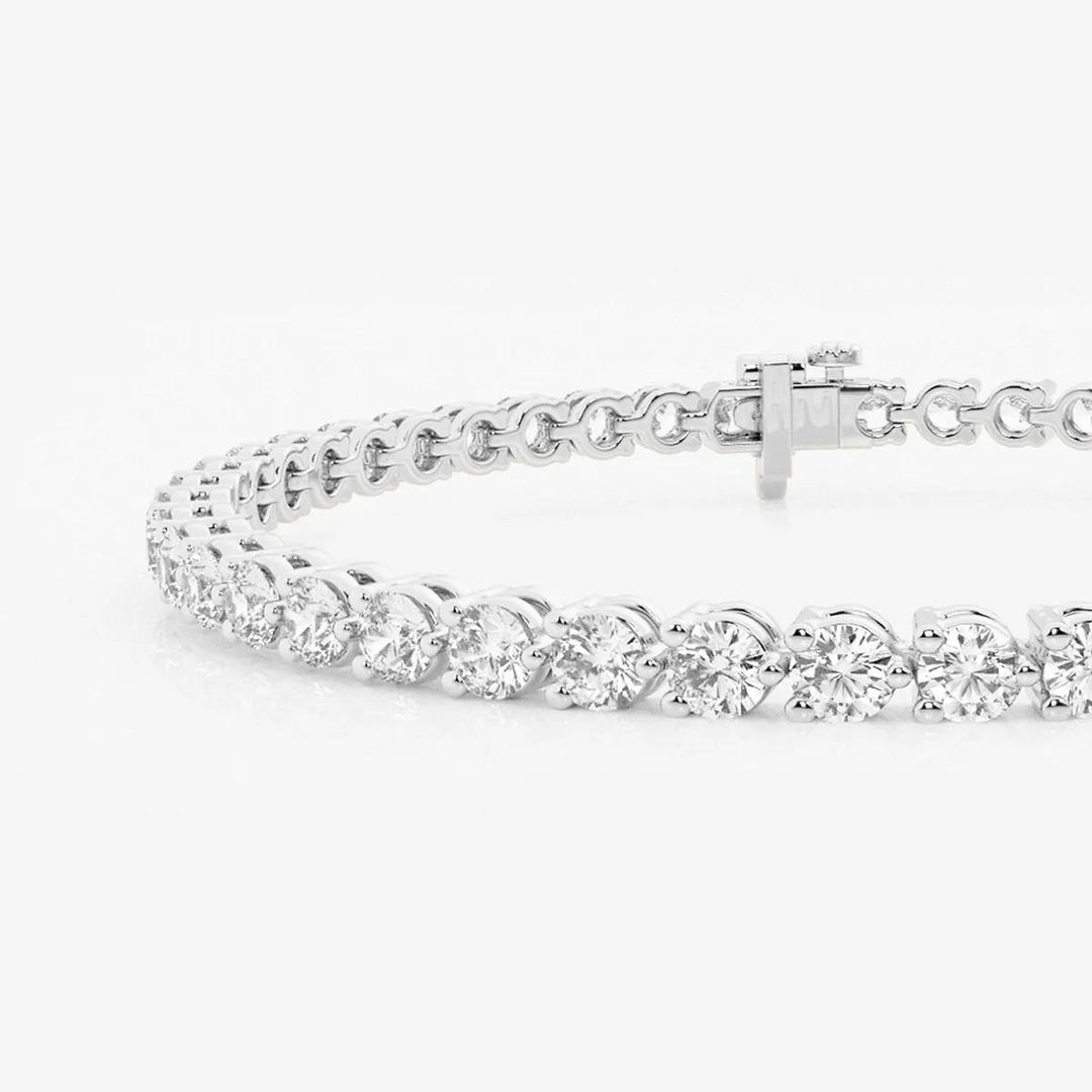 The Luxe 3-Prong Tennis Bracelet