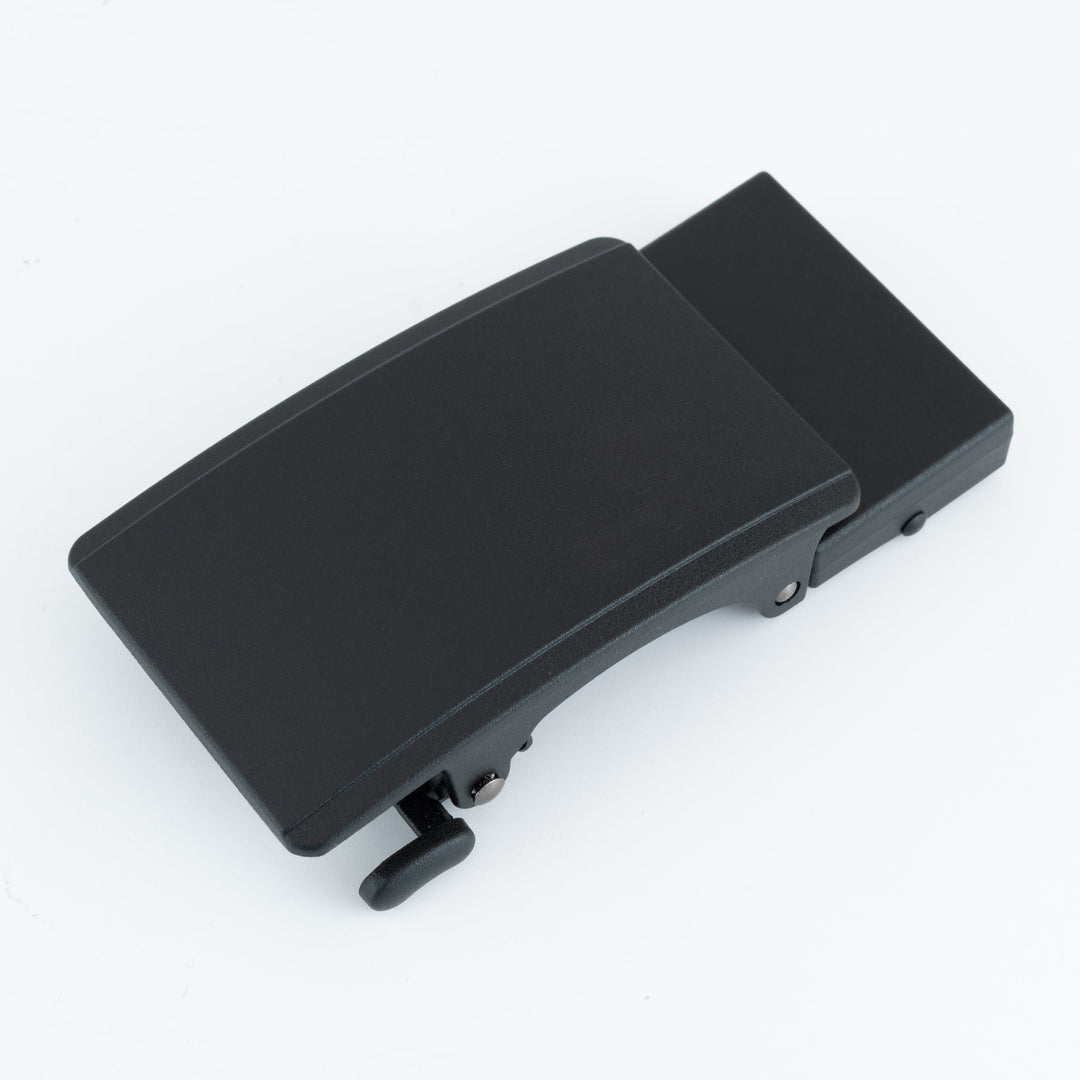 2ND AMEN Gun Belt - Ratchet Track Buckle - Plain Black